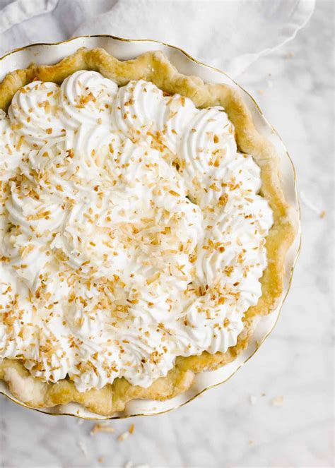 Southern Coconut Cream Pie Wood And Spoon