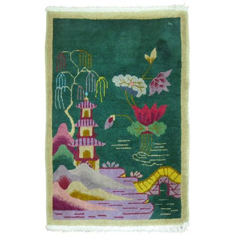 chinese-art-deco-rug-in-jewel-tones-chinese-art-deco,-art-deco-rug,-chinese-art