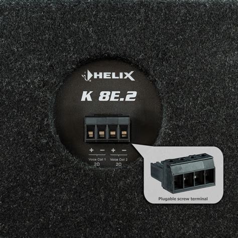 Helix K 8e2 Subwoofer Downfire 200 Mm Audiotec Fischer