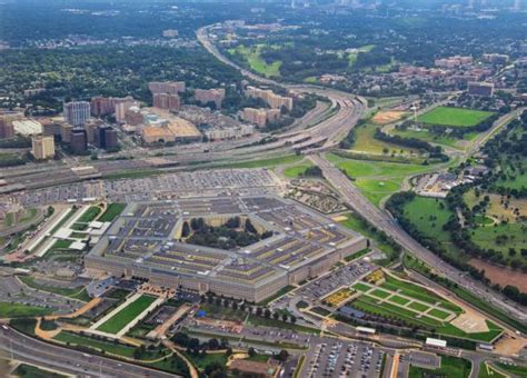 The pentagon is the headquarters of the united states department of defense, located in arlington county, virginia, across the potomac river from washington, d.c. Pentagon Building Stock Photos, Pictures & Royalty-Free Images - iStock