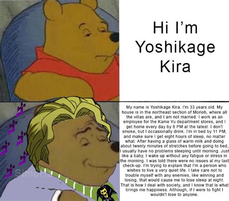 My Name Is Yoshikage Kira My Name Is Yoshikage Kira Know Your Meme