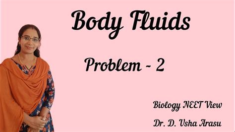 body fluids problem 2 youtube