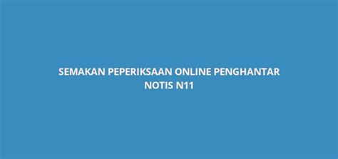 Check spelling or type a new query. Semakan Peperiksaan Online Penghantar Notis Gred N11 - SPA