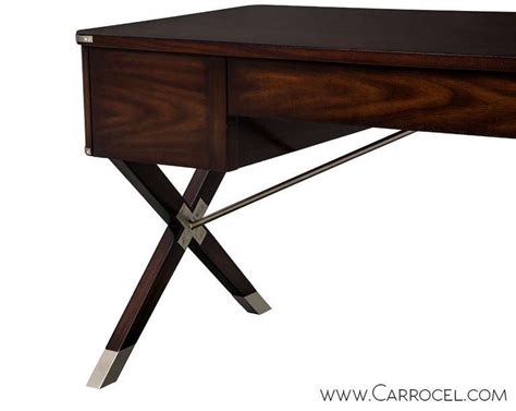 Upcycled suitcase becomes a campaign writing desk. Asheworth Campaign Office Desk by Hickory Chair at 1stdibs