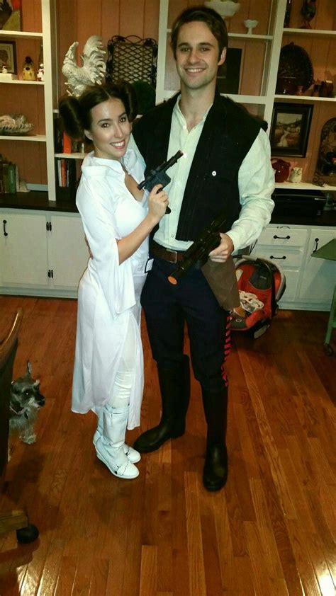 perfect princess leia and han solo halloween costume couples costume star wars inspired cos