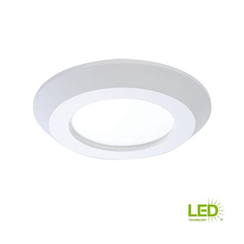 Shop recessed lighting online at acehardware.com and get free store pickup at your neighborhood ace. Halo SLD 4 in. White Integrated LED Round Recessed Trim ...