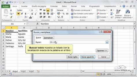 Curso De Excel 2010 53 Buscar Datos Youtube