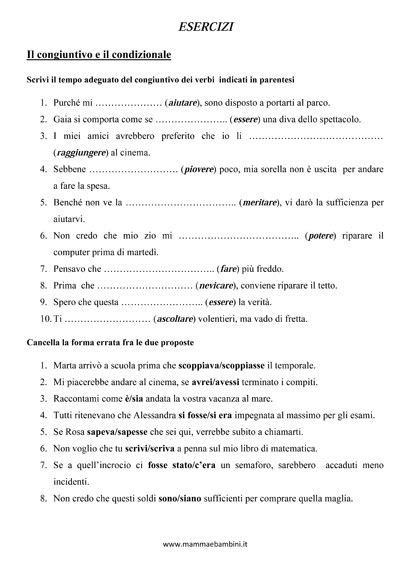 Alcuni esercizi sui passivi già prevedono le forme con venire. Esercizi Italiano - Mamma e Bambini | scuola primaria ...