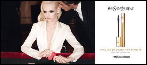Ginta Lapina For Yves Saint Laurent Cosmetics Ad Campaigns Yves Saint