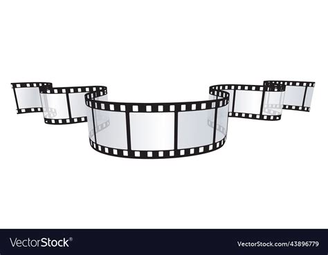 Cinema Movie And Photography 35mm Film Strip Vector Image