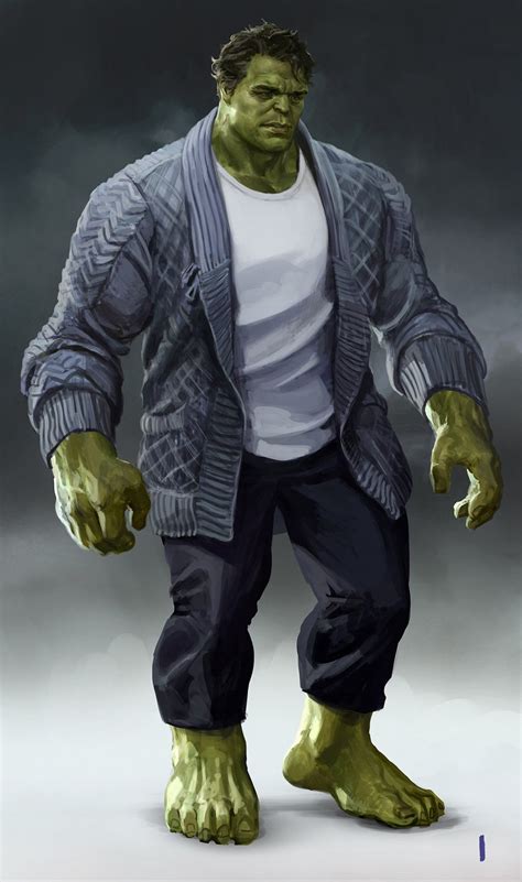 Lmao This Concept For Smart Hulk In Endgame Is Dressed Like Every Dad