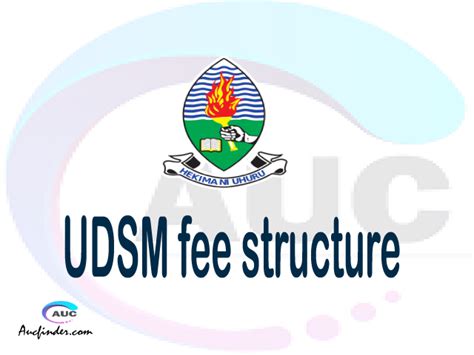 University Of Dar Es Salaam Udsm Fee Structure 20212022