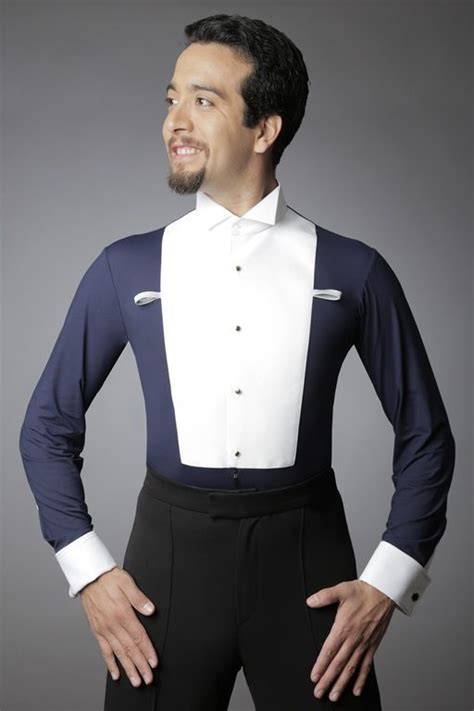 men s ballroom dance shirt stretch ballroom shirt with built in collar boxershort or slip
