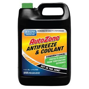 Both orange and green antifreeze serve as engine coolants, designed to keep it from freezing or overheating. AutoZone Concentrate Original Green Antifreeze