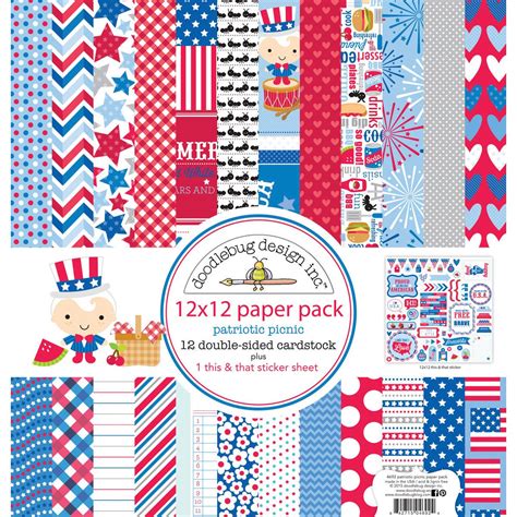 Fourth Of July Scrapbook Paper 12 Inch Fourth Of July Wikii
