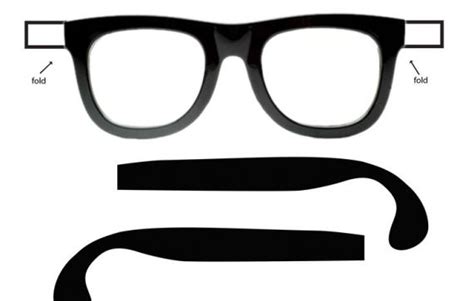 nerd glasses template clipart best