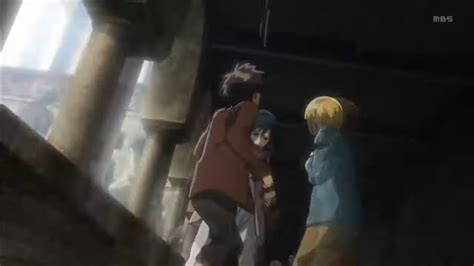 Mikasa Punches Eren Attack On Titan Season 1 Clip Youtube
