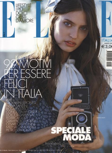 Bianca Balti In Elle Italy Fashion Gone Rogue