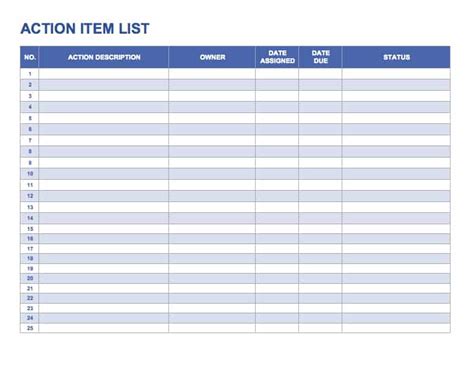 15 Free Task List Templates Smartsheet