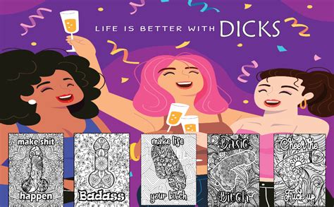 Fuck Off And Color Dicks Penis Coloring Book For Adults