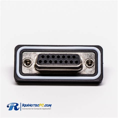 Waterproof Db 15 Insulation Female Straight Connector For