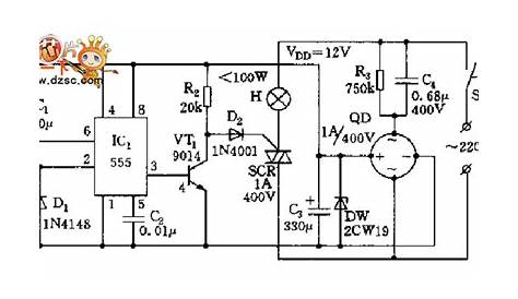 Delay energy-saving lighting circuit diagram - LED_and_Light_Circuit