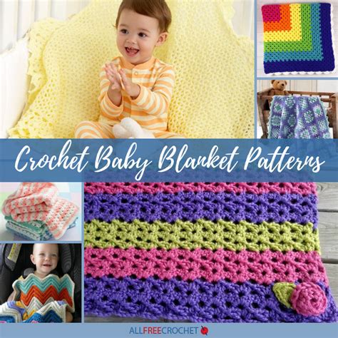 50 Free Crochet Baby Blanket Patterns Easy