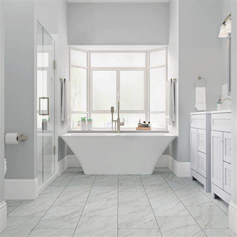 Learn how to clean and care for your floors, as well as more about flooring construction & installation. SMARTCORE Pro 8-Piece 12-in x 24-in Gardena Marble Interlocking Luxury Vinyl Tile in the Vinyl ...