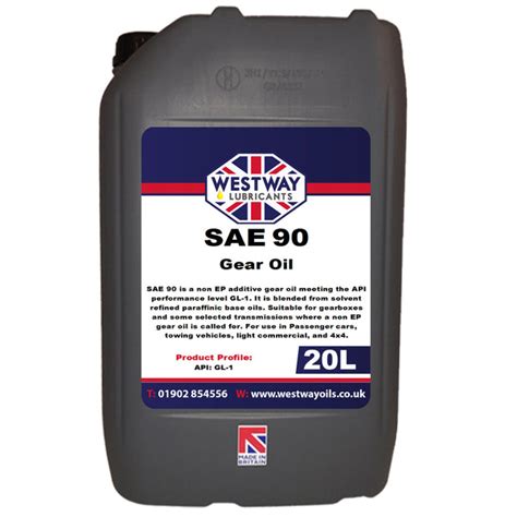 Sae 90 Gear Oil Gl 1 Straight Non Detergent Yellow Metal Safe