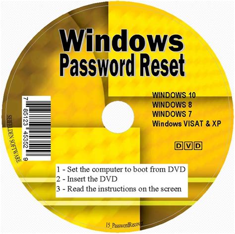 Windows Password Reset Recovery Premium V59 Cd By Password