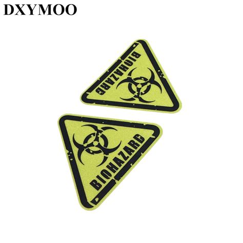 New Lime Green Biohazard Logo Warning Danger Zombie Outbreak Vinyl