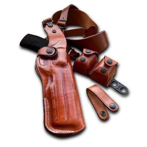 Leather Shoulder Holster Fits Chiappa Rhino Ds Mag Mm