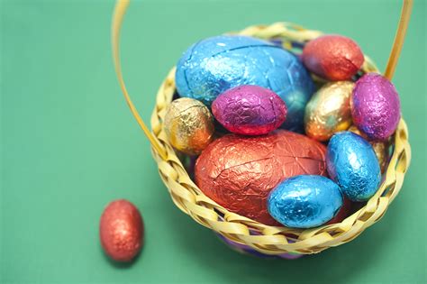 Collection Of Easter Eggs Creative Commons Stock Image