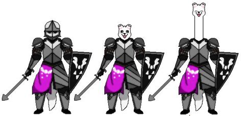 Zetatale The Royal Guard Sprite Sheet Undertale Amino