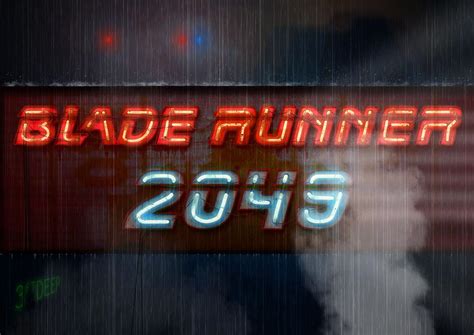 Blade Runner 2049 Neon Poster By 3ftdeep On Deviantart