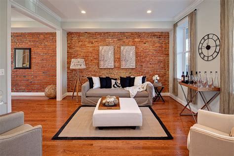 20 Living Room Designs With Brick Walls