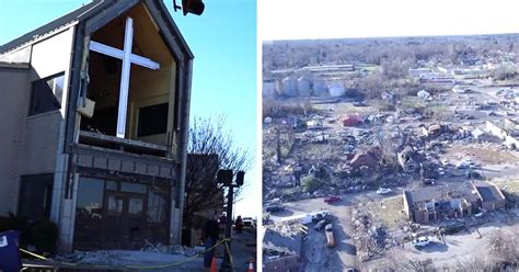 Church Cross Remains Standing Strong After Tornadoes Ravaged Kentucky