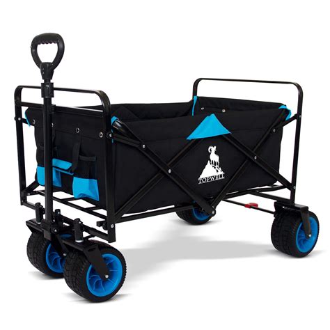 Buy Topwell 120kg Capacity Folding Camping Cart Outdoor Push Wagon