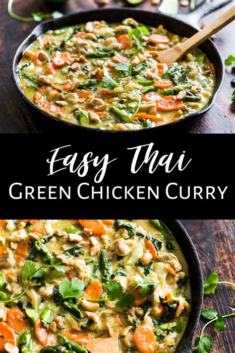 Easy Thai Green Curry Get Inspired Everyday Recipe Green Curry