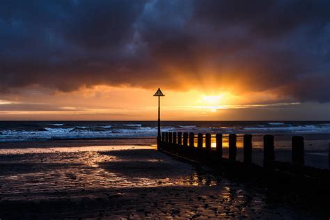 Borth Beach Sunset Photograph By Izzy Standbridge Pixels