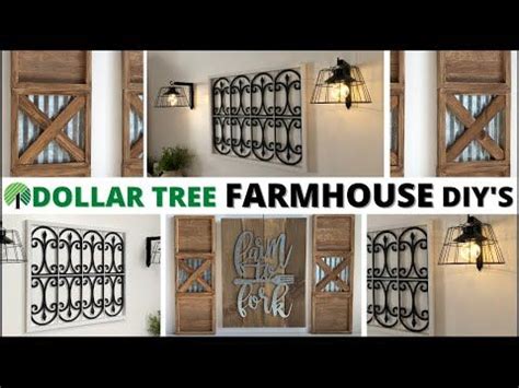 High End Dollar Tree Farmhouse Diys Farmhouse Decor Diys Diy