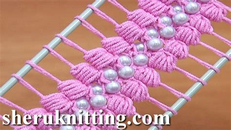 hairpin lace crochet tutorial 38 the puff stitch beaded strip show your crafts and diy projects