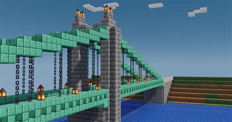 Copper Suspension Bridge Minecraft Map