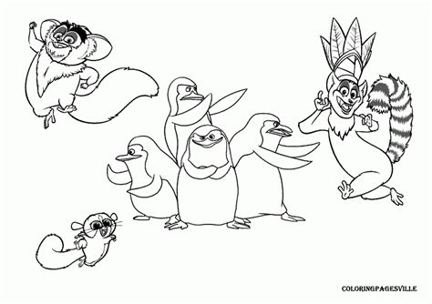 Easy and free to print madagascar coloring pages for children. Penguins Of Madagascar Coloring Pages - Coloring Home