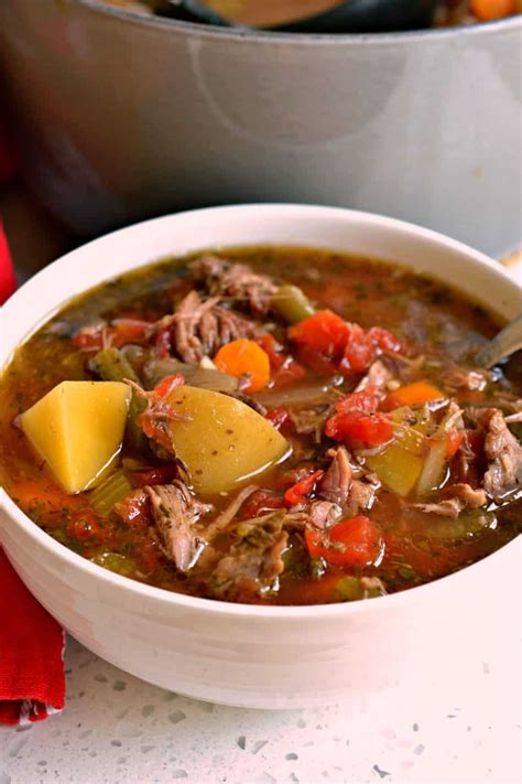 Vegetable Beef Soup Recipe Small Town Woman