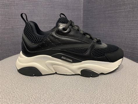 Dior B22 Low Top Runners In Black White Sole Grailed