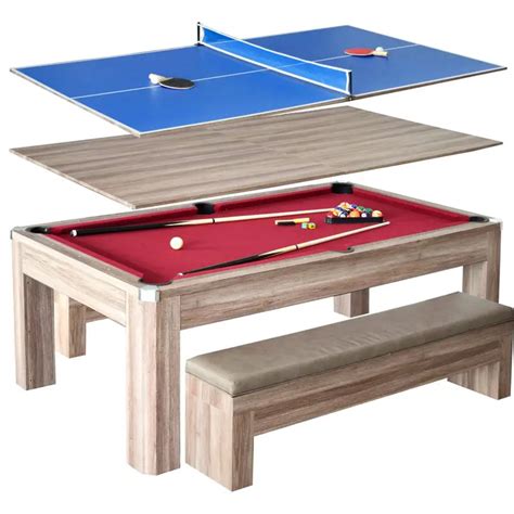 Cool Hathaway Games Newport 7 Foot Multi Game Table Made With Reclaimed