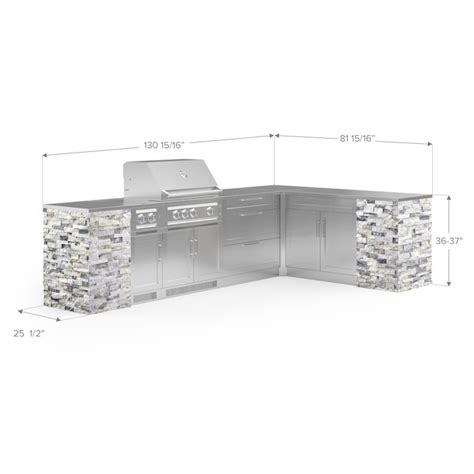 Newage Products Outdoor Kitchen Signature Series 11 Piece 13094 In W X