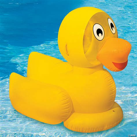 giant inflatable float rubber ducky duck ~ birthday pool toy party outdoor fun floating raft