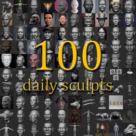 Artstation Daily Sculpts The First 100
